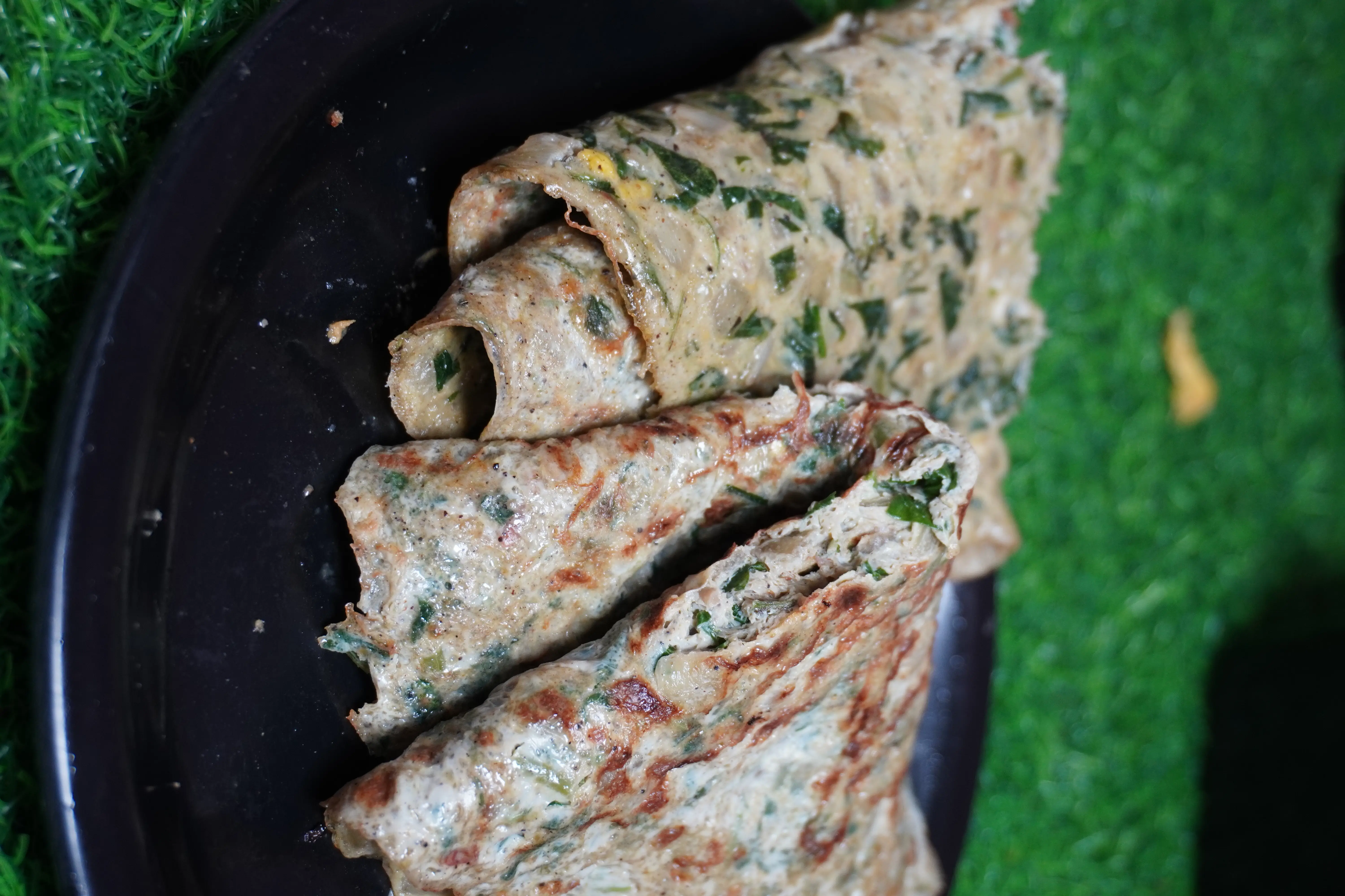 Keerai Omelette